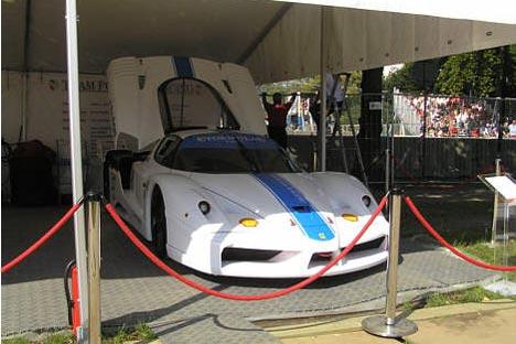 Det sidste nye skud på stamtræet - Ferrari FXX.(Foto: Motorsporten.dk)